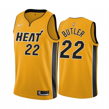 Canotte Uomo Miami Heat Jimmy Butler 22 2020-21 Earned Edition Swingman